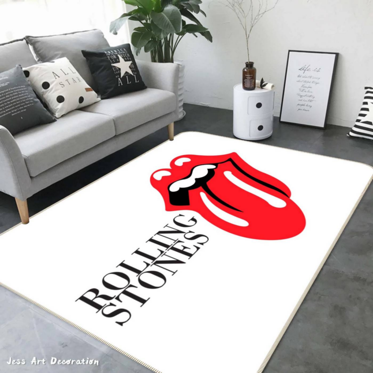 3D THE ROLLING STONES ROCK BAND NON-SLIP RUG MAT 195