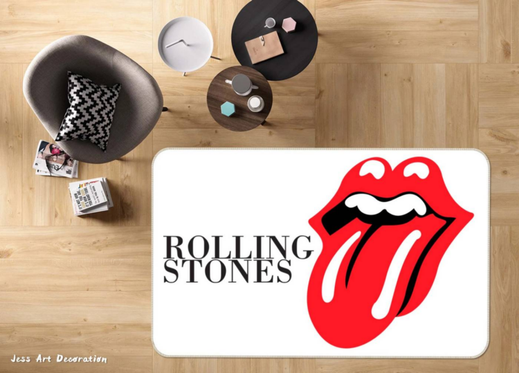 3D THE ROLLING STONES ROCK BAND NON-SLIP RUG MAT 195