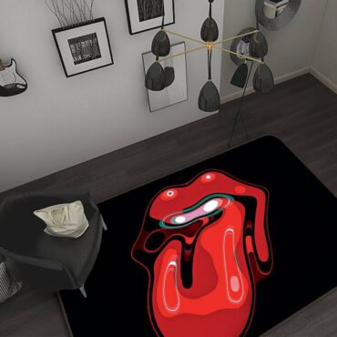 3D ROLLING STONES NON-SLIP RUG MAT 202