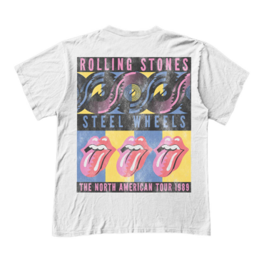 Steel Wheels White Tour The Rolling Stones Shirt