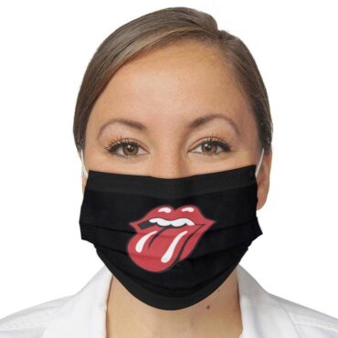 The Rolling Stones Tongue Cloth Face Mask 03