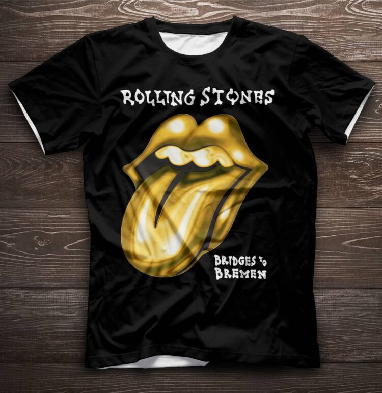 Gold Tongue The Rolling Stones Shirt