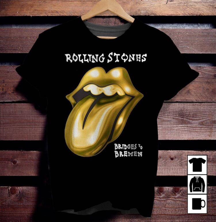 Gold Tongue The Rolling Stones Shirt