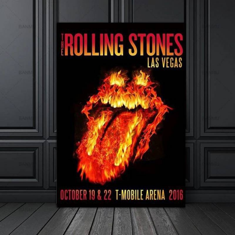 The Rolling Stones Macao 2014 Canvas