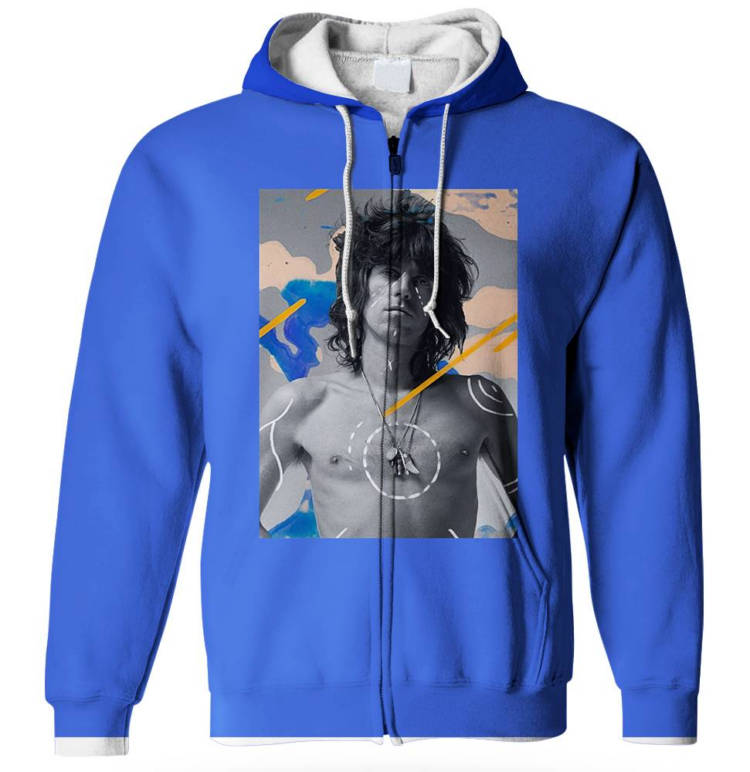 The Rolling Stones RUFFMERCY Keith Shirt - Royal Blue