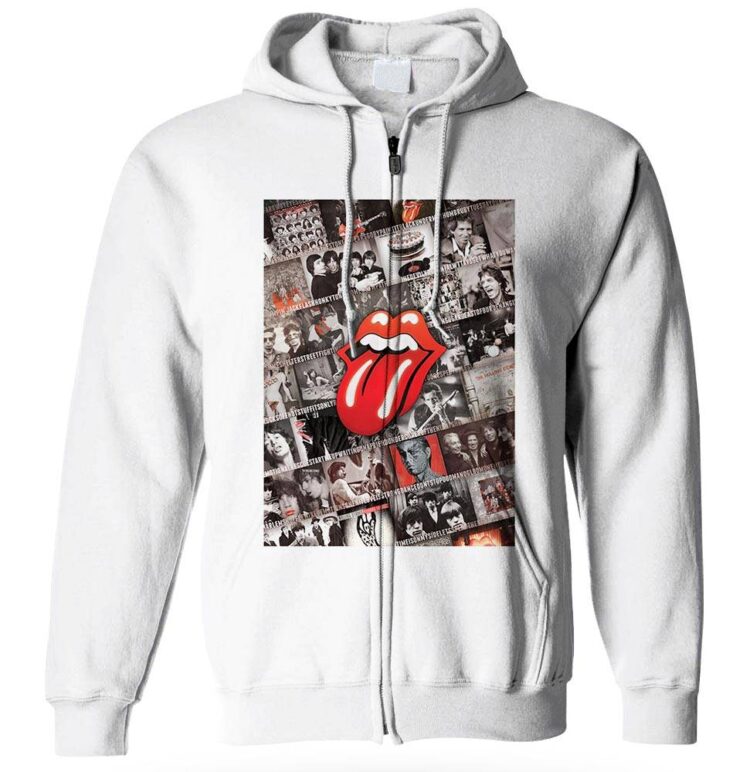 The Rolling Stones Legend Rock Band Timeline Shirt - White