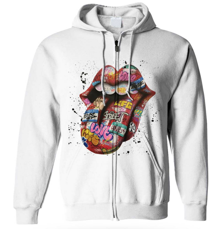 The Rolling Stones Graffiti Big Logo Shirt