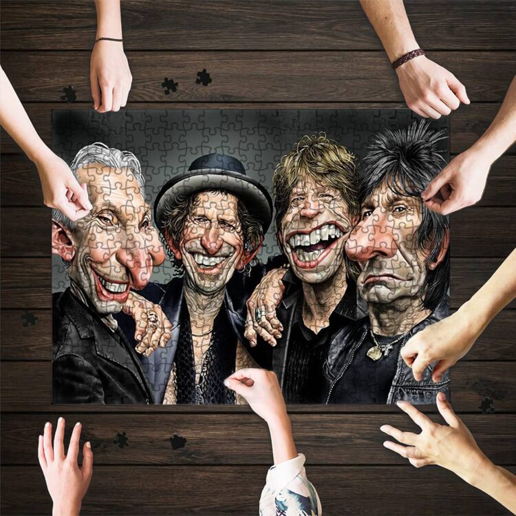 The Trolling Stones Funny Face Puzzle