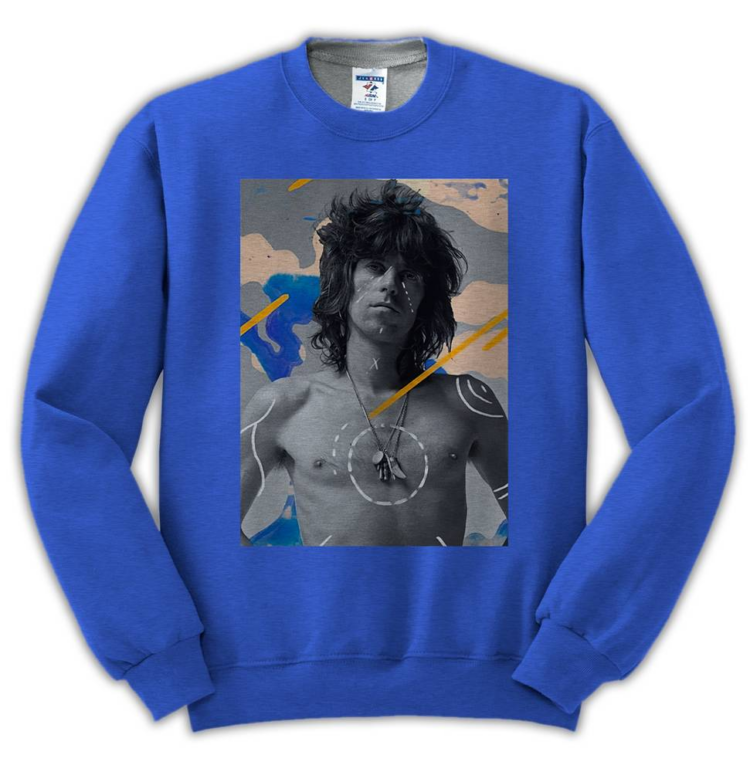 The Rolling Stones RUFFMERCY Keith Shirt - Royal Blue