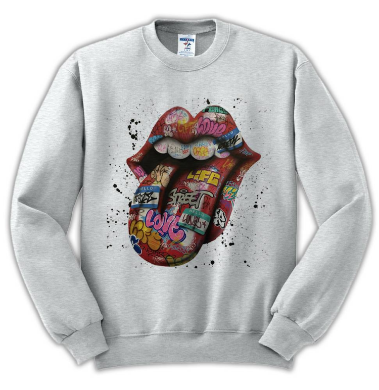 The Rolling Stones Graffiti Big Logo Shirt