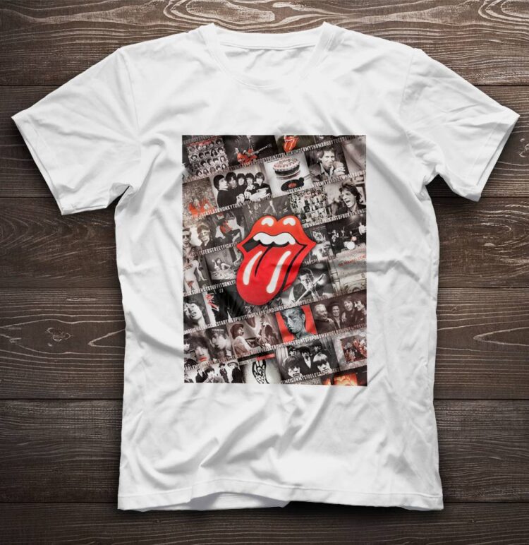 The Rolling Stones Legend Rock Band Timeline Shirt - White