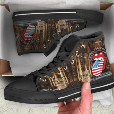 Rolling Stones Library Shoes Canvas Shoes,Low Top, High Top, Sport Shoes