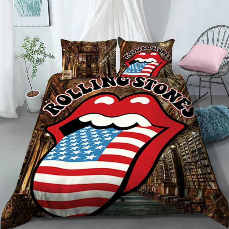 Rolling Stones Library Bedding Set