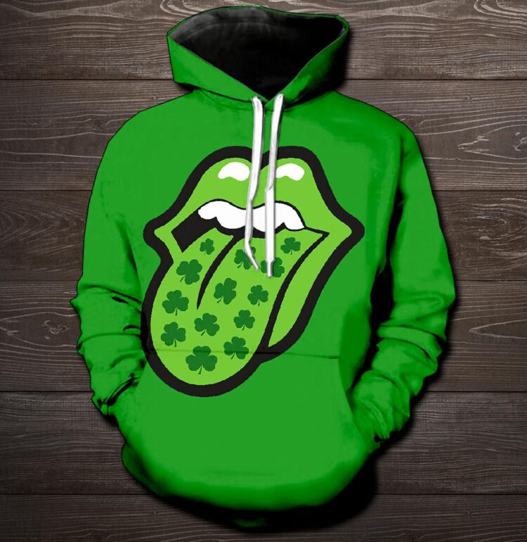 Rolling Stones Tongue St Patrick's Day Shirt