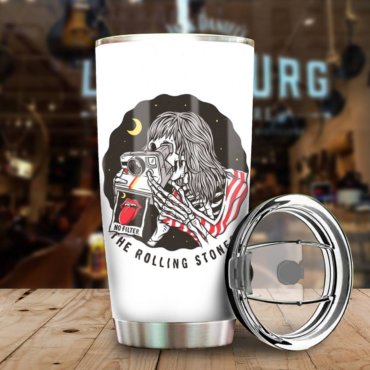 Rolling Stones Letter Tumbler Cup