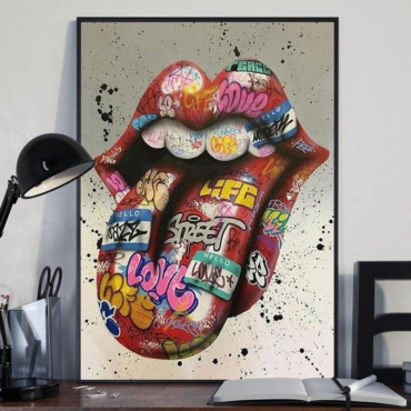 The Rolling Stones Dancing Together Canvas