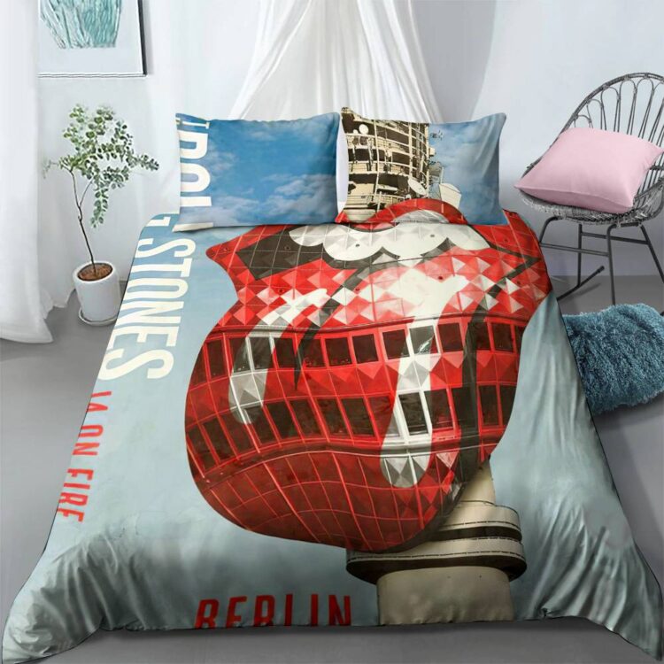 The Rolling Stones 14 On Fire Berlin Bedding Set