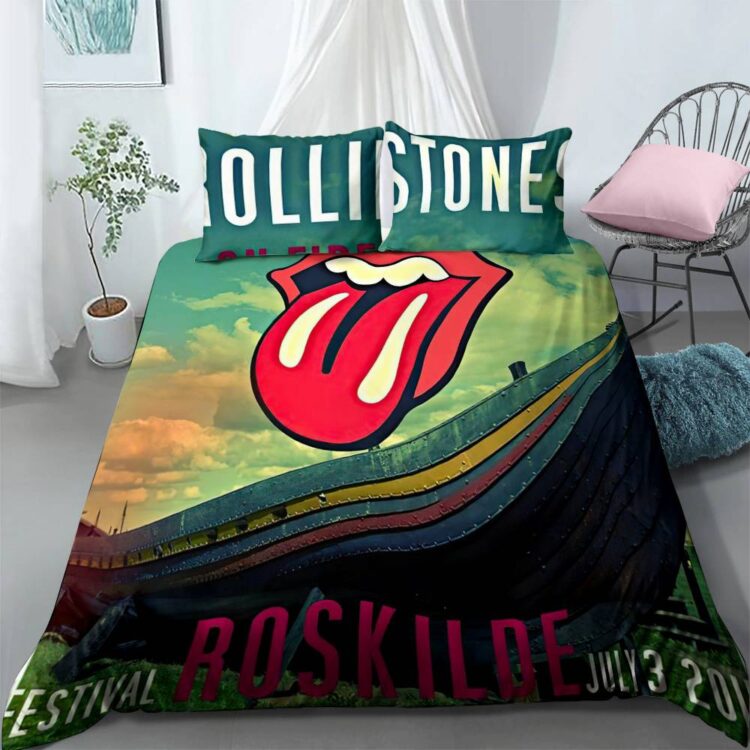 The Rolling Stones 14 On Fire Roskilde Bedding Set