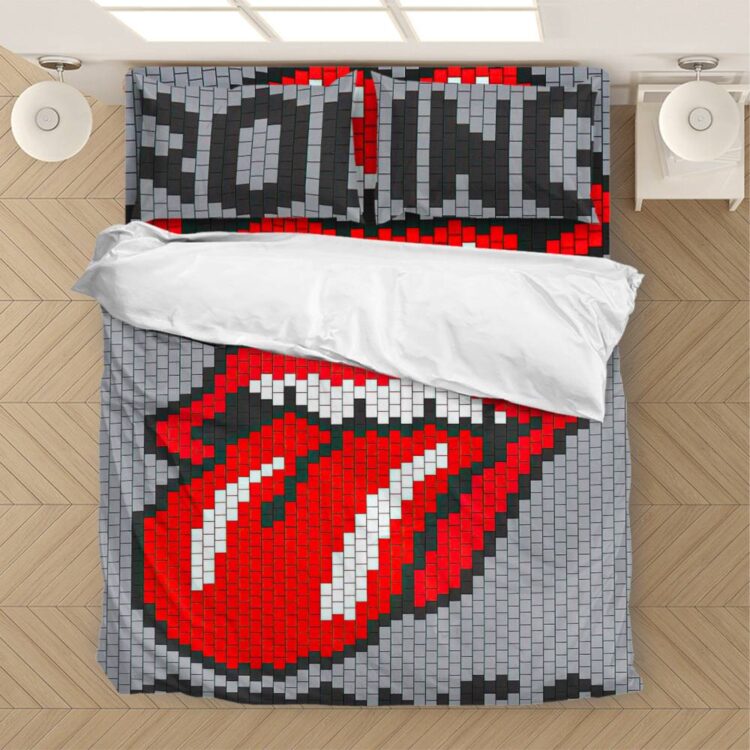 The Rolling Stones 8Bit Tongue Bedding Set