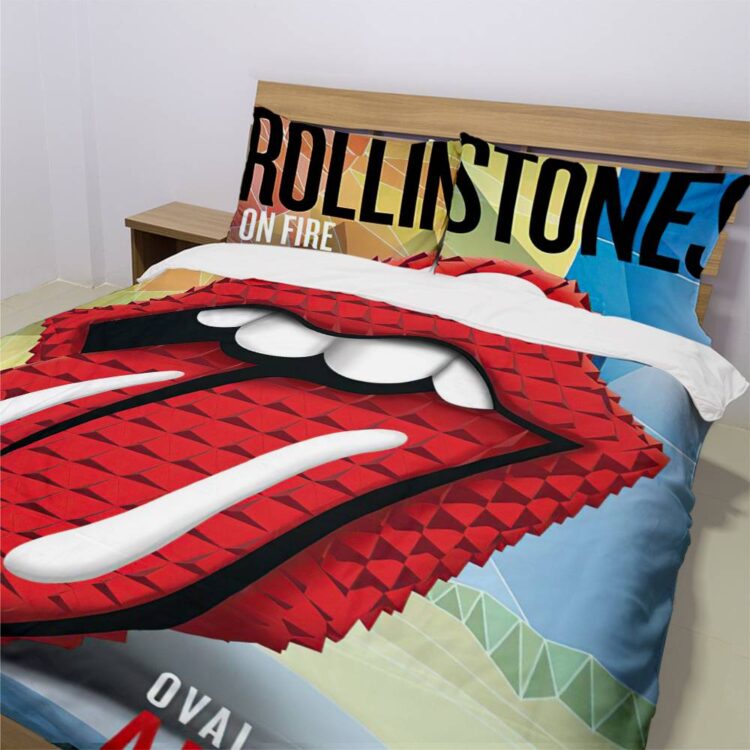 The Rolling Stones 14 On Fire Tour Adelaide Australia Bedding Set