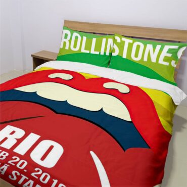 The Rolling Stones Tropical Rio 2016 Bedding Set