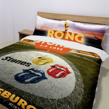 The Rolling Stones Zip Code Pittsburgh 2015 Bedding Set