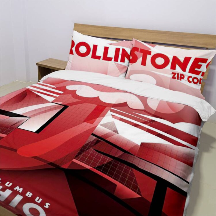 The Rolling Stones  Zip Code Tour Ohio 2015 Bedding Set