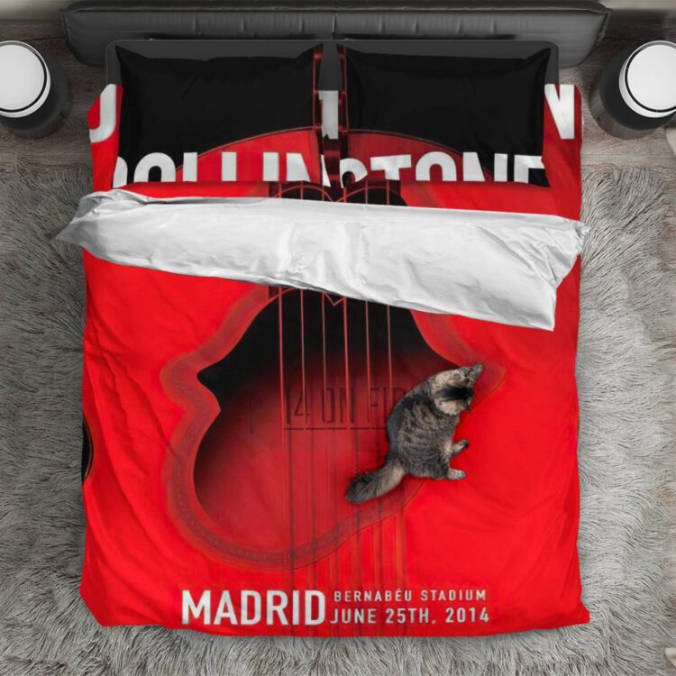 The Rolling Stones 14 On Fire Madrid Bedding Set