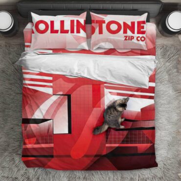 The Rolling Stones  Zip Code Tour Ohio 2015 Bedding Set