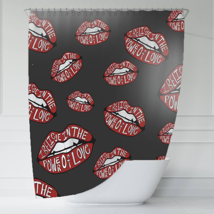 The Rolling Stones Wall tiles Art Shower Curtain