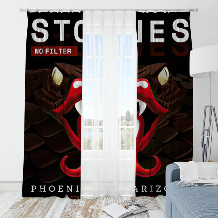 The Rolling Stones Phoenix Arizona Window Curtain