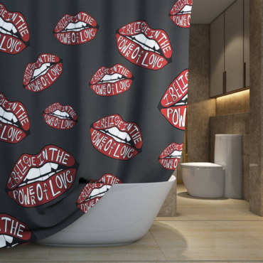 The Rolling Stones Wall tiles Art Shower Curtain