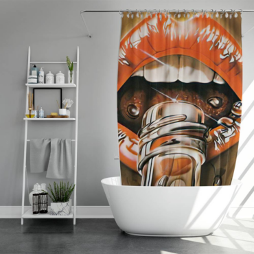 The Rolling Stones Thirsty Art Shower Curtain