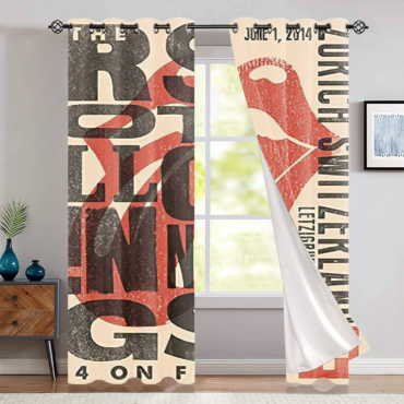 The Rolling Stones Skullcap Pixies Window Curtain