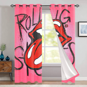 The Rolling Stones Tattoo you World Tour 1981 Window Curtain