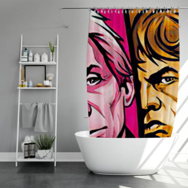 The Rolling Stones Colorful Sunshine Art Shower Curtain