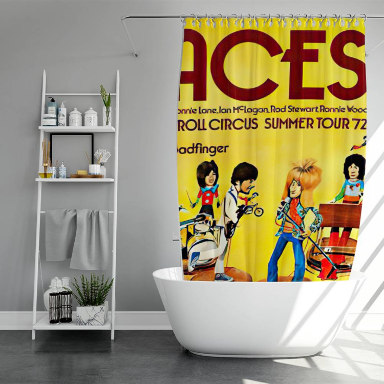 The Rolling Stones Thirsty Art Shower Curtain