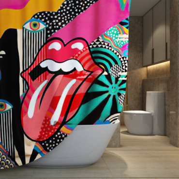 The Rolling Stones A Girl Art Shower Curtain