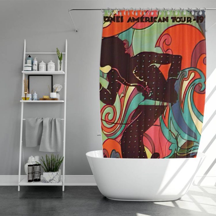 The Rolling Stones Thirsty Art Shower Curtain