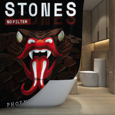 The Rolling Stones Phoenix Arizona Art Shower Curtain