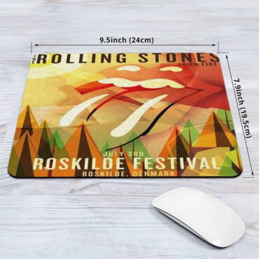 Rolling Stones 14 On Fire Roskilde Mouse Pad