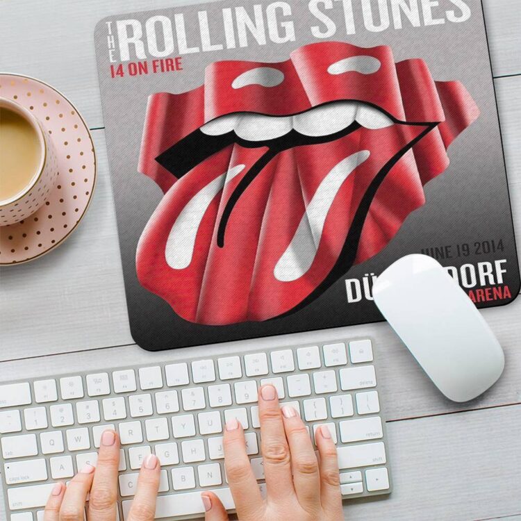 The Rolling Stones 14 On Fire Dusseldorf Mouse Pad