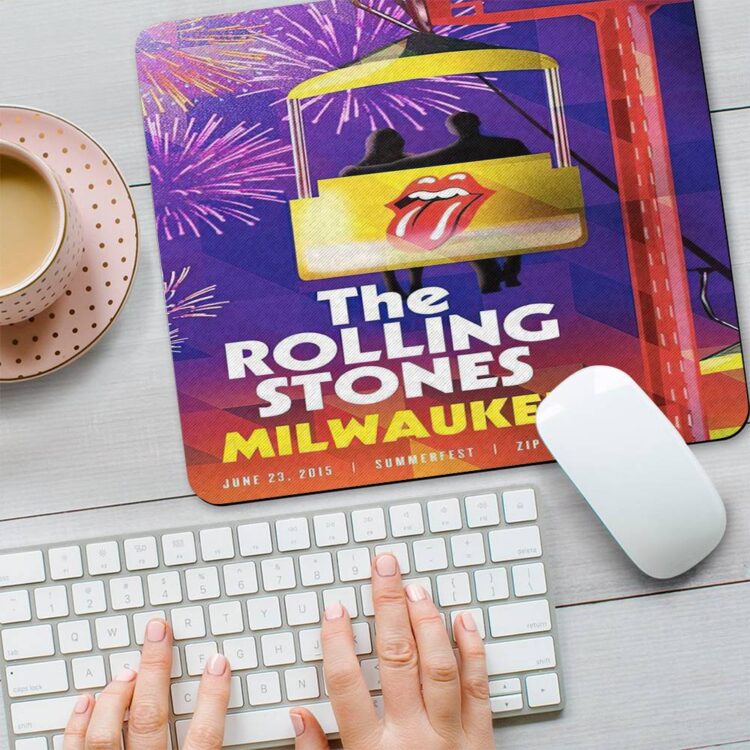 The Rolling Stone Zip Code Tour 2015 Milwaukee Mouse Pad