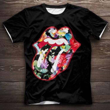 Rolling Stones Floral Tongue Shirt