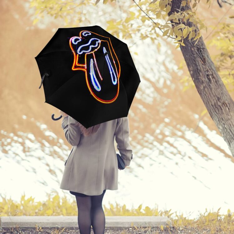 The Rolling Stones Big Tongue Neon Light 203 Umbrella