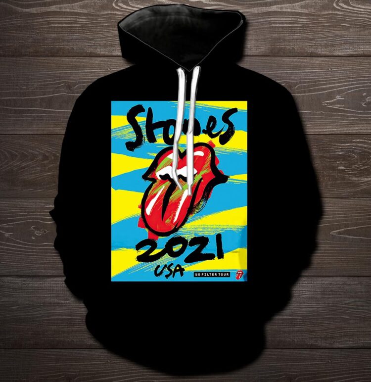 Rolling Stones No Filter 2021 Admat Lithograph Shirt