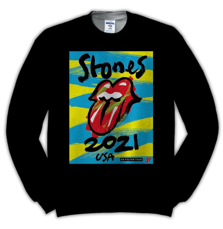 Rolling Stones No Filter 2021 Admat Lithograph Shirt