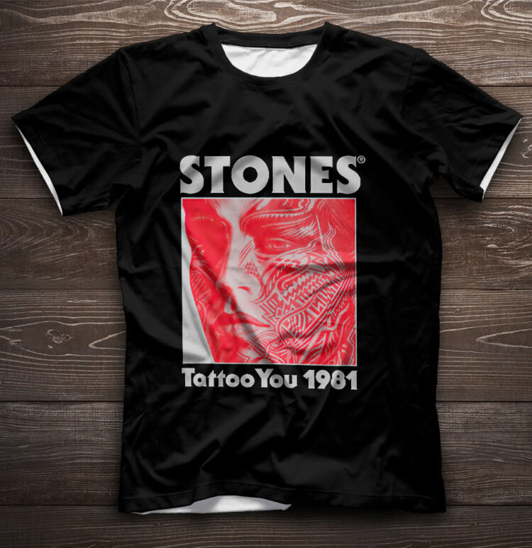 Tattoo You 40th Anniversary Black Shirt