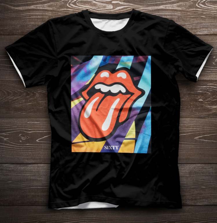 The Rolling Stones Sixty Box Graphic Europe Tour Shirt