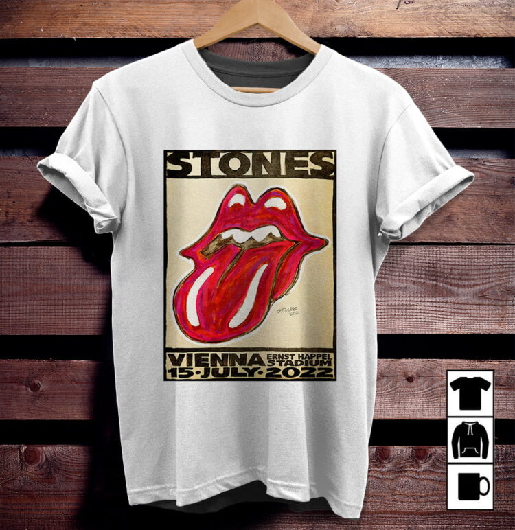 The Rolling Stones Vienna SIXTY Tour 2022 Shirt